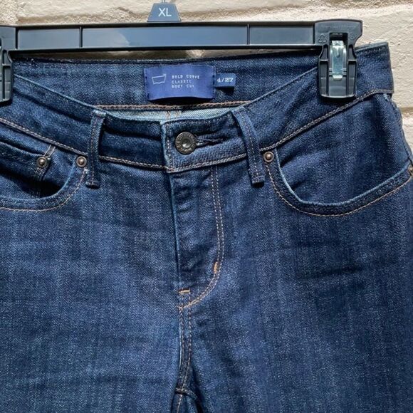 LEVI'S Boot Cut Blue Jeans,Size-4 - Picture 2 of 6